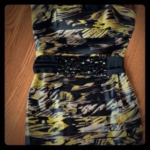 Bebe mini dress with detachable belt